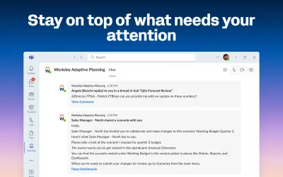 Workday Adaptive Planning for Microsoft 365 — screenshot