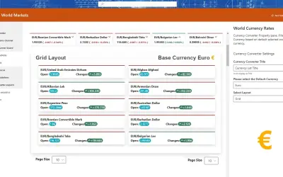 World Currency Rates for Microsoft 365 — screenshot