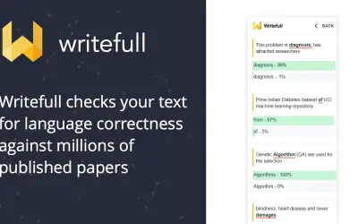 Writefull for Microsoft 365 — screenshot