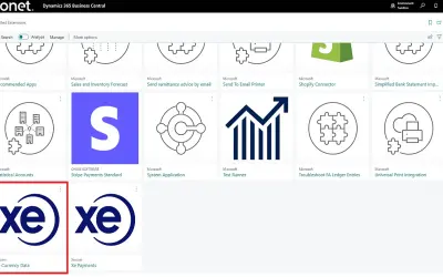 Xe Currency Data for Microsoft 365 — screenshot