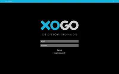 XOGO Decision Signage for Microsoft 365 — screenshot