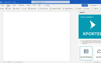 Xporter for Word for Microsoft 365 — screenshot