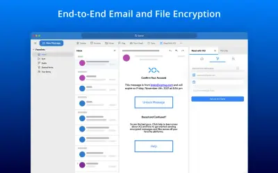 XQ Secure Email for Microsoft 365 — screenshot