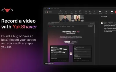 YakShaver for Microsoft 365 — screenshot
