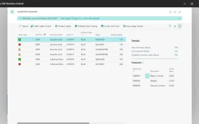 Yaveon 365 Lot Management for Microsoft 365 — screenshot