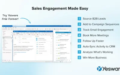 Yesware Sales Engagement for Microsoft 365 — screenshot