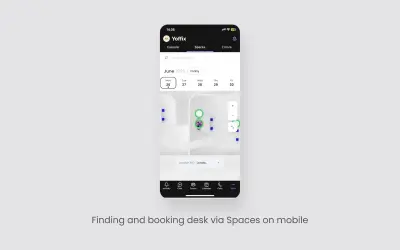 Yoffix - Desk & Room Booking for Microsoft 365 — screenshot