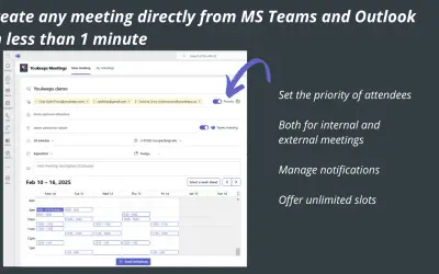 Youkeeps AI Scheduling Assistant for Microsoft 365 — screenshot