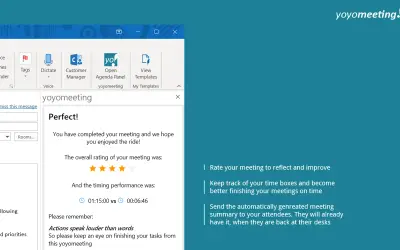 yoyomeeting - Meeting Management for Microsoft 365 — screenshot