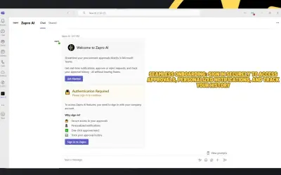 Zapro AI for Microsoft 365 — screenshot