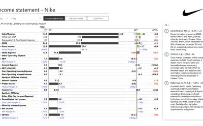 Zebra BI Tables for Microsoft 365 — screenshot