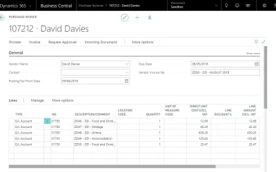Zetadocs Expenses - Expense Management for Microsoft 365 — screenshot