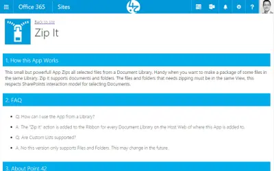 Zip It - Light for Microsoft 365 — screenshot