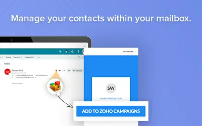 Zoho Campaigns tool for marketing automation for Microsoft 365 — screenshot