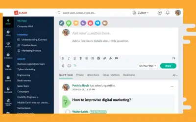 Zoho Connect for Microsoft 365 — screenshot