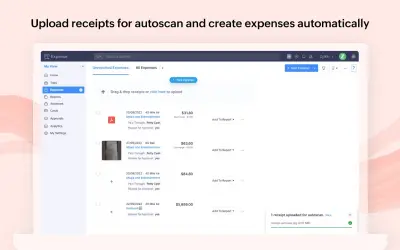 Zoho Expense for Microsoft 365 — screenshot