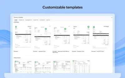 Zoho Invoice for Microsoft 365 — screenshot