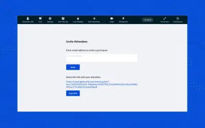 Zoho Meeting for Teams for Microsoft 365 — screenshot