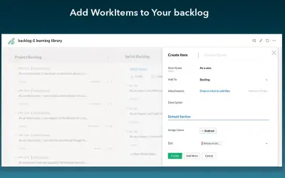 Zoho Sprints for Teams for Microsoft 365 — screenshot