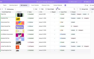 Zoho Tables for Microsoft 365 — screenshot