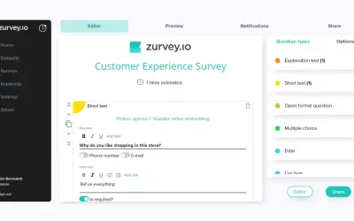 Zurvey.io for Microsoft 365 — screenshot