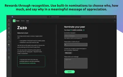 Zuzo for Microsoft 365 — screenshot