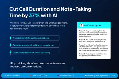 360 AI Agents for Texting, Calling, SMS, Vibe, Chatbot & Sales | Boost ROI for Salesforce — screenshot