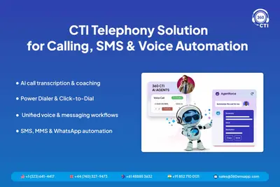 360 CTI Telephony for Salesforce Phone Calling, Dialer, Contact Center + Voice for Salesforce — screenshot