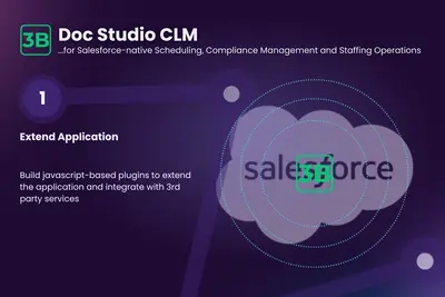 3B CLM - Document Generation, Redlining & e-Signature for Salesforce — screenshot