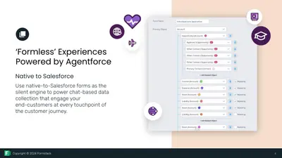 Accelerate AI-Powered Customer Interactions — Formstack Agentforce Extension for Salesforce — screenshot