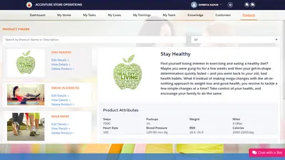 Accenture Retail Connected Store Bolt for Salesforce — screenshot
