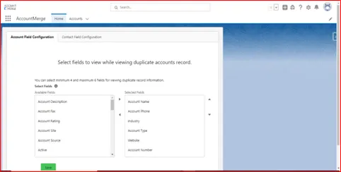 AccountMerge — screenshot from the Salesforce AppExchange listing