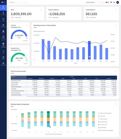 AccountsIQ - Cloud Accounting Integrated with Salesforce for Salesforce — screenshot