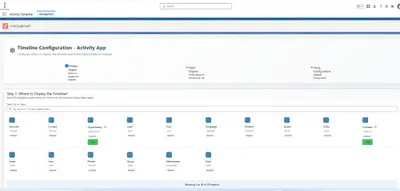 Activity Timeline for Salesforce — screenshot
