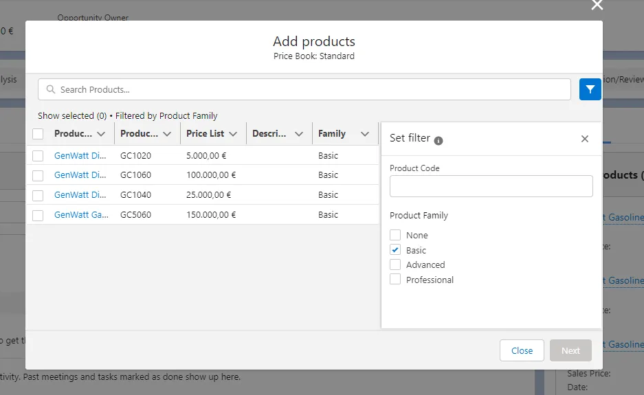 Add Product — screenshot from the Salesforce AppExchange listing