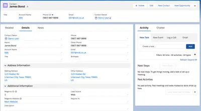 Adobe Commerce/Magento & Salesforce integration for Sales/Service Clouds for Salesforce — screenshot