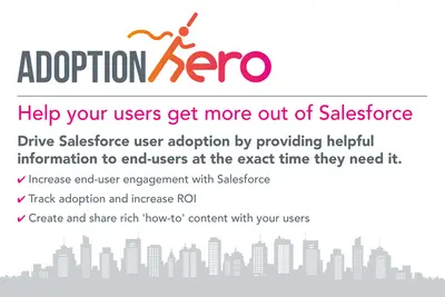 AdoptionHero - Drive User Adoption Natively for Salesforce — screenshot