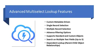 Advanced Multiselect Lightning Lookup Component for Salesforce — screenshot