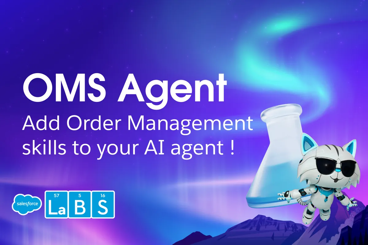 Agentforce OMS Agent — screenshot from the Salesforce AppExchange listing