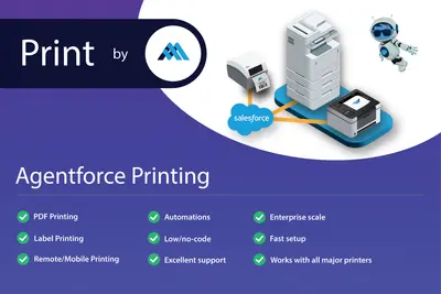 Agentforce Printing for Salesforce — screenshot