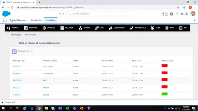 Agile Planner for Salesforce — screenshot