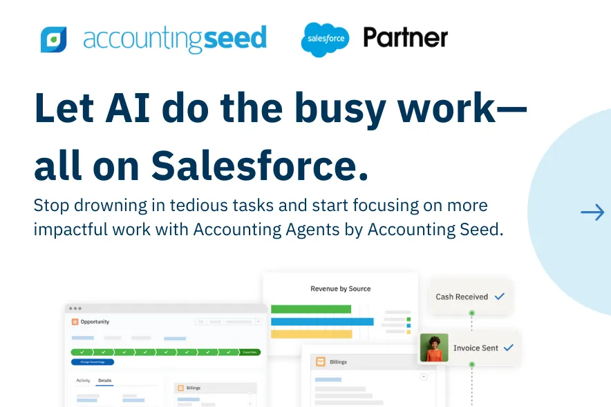 AI Accounting Agents — screenshot from the Salesforce AppExchange listing