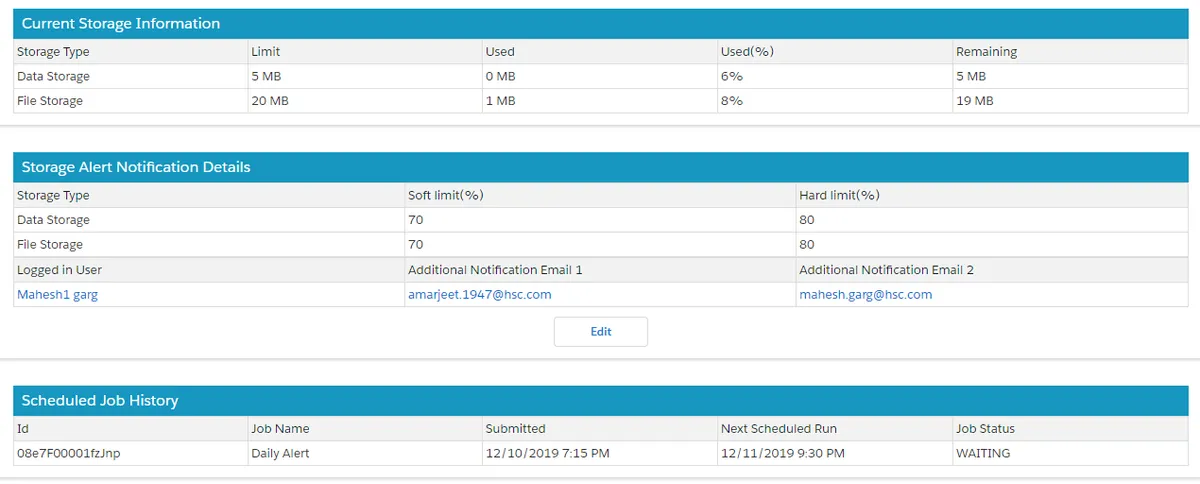 Alert App — screenshot from the Salesforce AppExchange listing