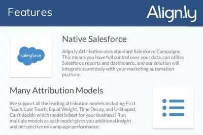 Align.ly Multi-Touch Attribution for B2B Companies for Salesforce — screenshot