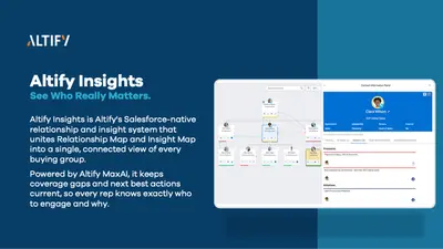 Altify Insights | See Who Really Matters, 100% Salesforce Native for Salesforce — screenshot