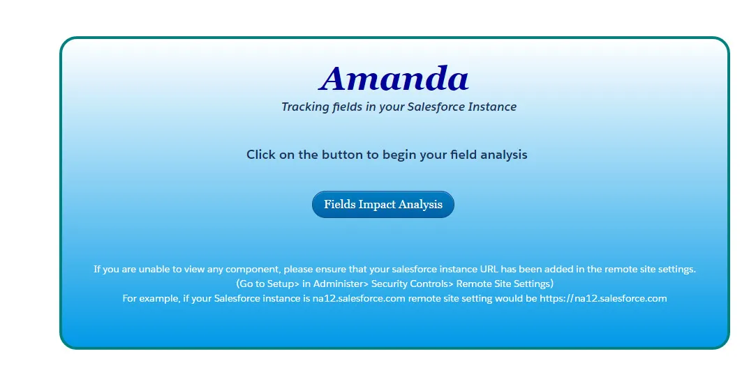 Amanda — screenshot from the Salesforce AppExchange listing