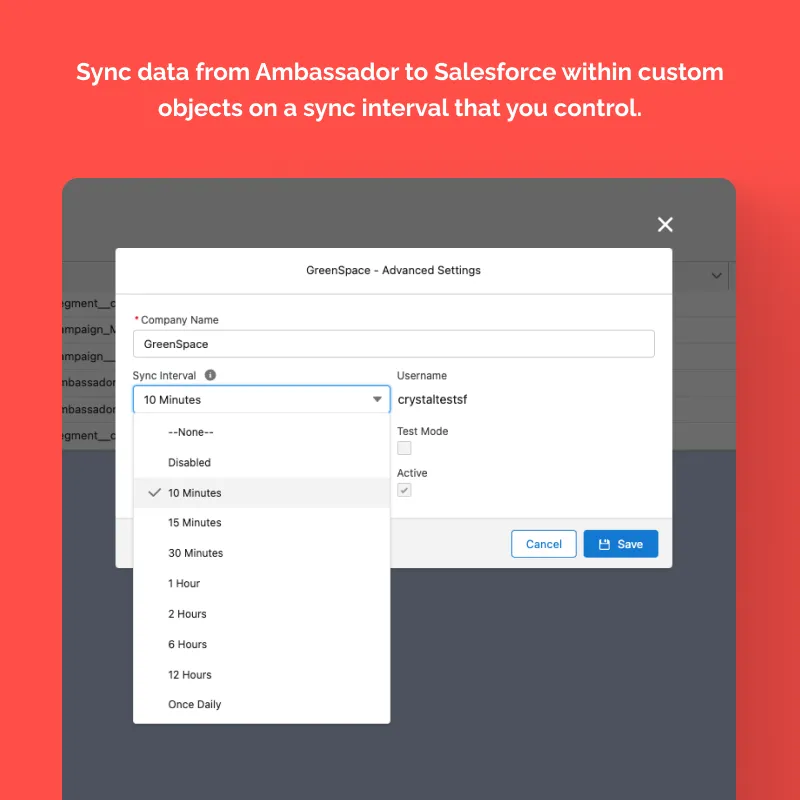 Ambassador Software — screenshot from the Salesforce AppExchange listing