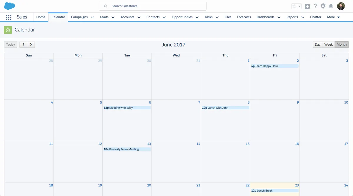 AnyCalendar — screenshot from the Salesforce AppExchange listing