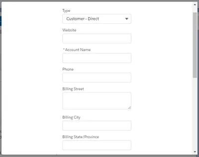 Anytime Data Capture for Standard Sales Objects for Salesforce — screenshot