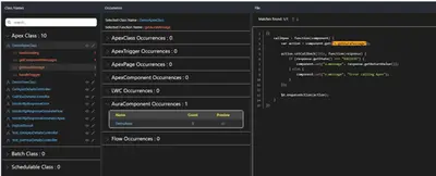 Apex Dependency for Salesforce — screenshot